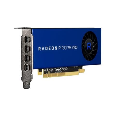 Radeon PRO WX 4100 4GB GDDR5 4x Mini Display Port Low Profile - Foto 2