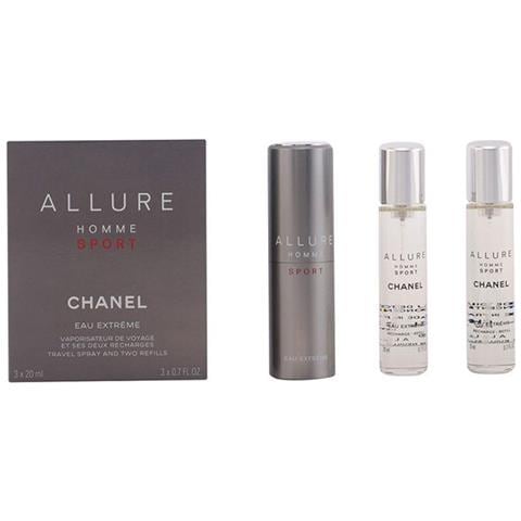 Allure Homme Sport Eau Extrême Vaporizad Or Refillable 3 X 20 Ml - Foto 3