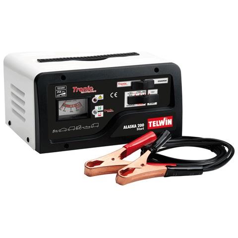 Caricabatterie Avviat. telwin Alaska 200 Start 12-24 V Utensileria Elettrica - Foto 5