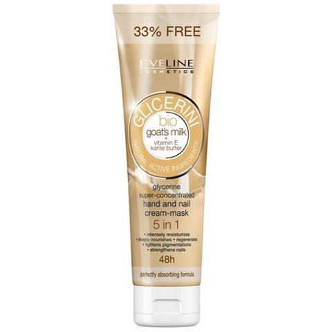 Glycerine Hand And Nail Cream Mask 5 In 1 Bio Goat S Milk And Vitamin E 100ml - Foto 1