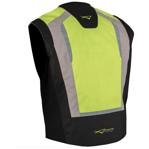 Gilet Alta Visibilità Cartarinfrangnete Fluo Sicurezza Moto Auto Bici Fluo S - Foto 2
