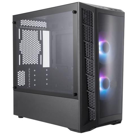 Case MasterBox MB320L ARGB Mini Tower Micro-ATX / Mini-ITX 2 Porte USB 3.0 Colore Nero (Finestrato) - Foto 2