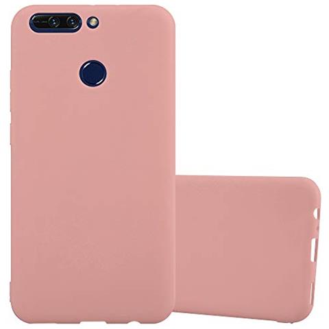 Custodia Compatibile Con Honor 8 Pro In Candy Rosa - Coperchio Protettivo In Silicone Tpu Flessibile - Foto 1