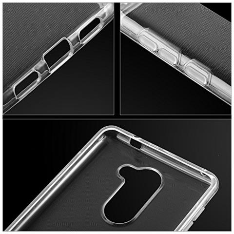 Custodia Compatibile Con Huawei Mate 9 Lite In Completamente Trasparente - Coperchio Protettivo In Silicone Tpu Flessibile - Foto 2