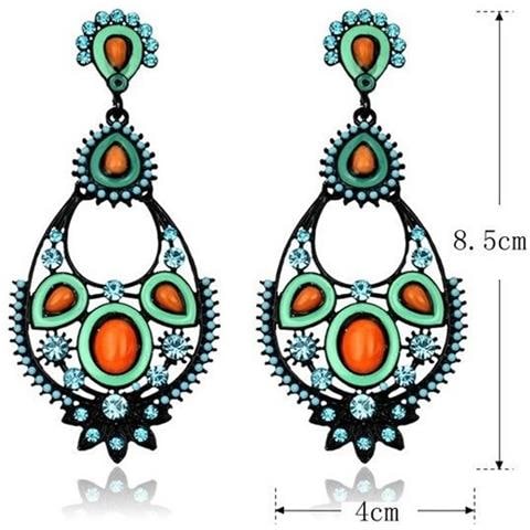 Orecchini Fantasia E018795 (verde) - Foto 1