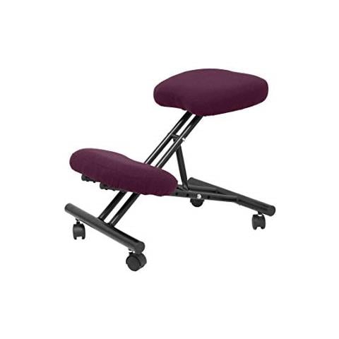 Modello Mahora - sgabello Da Ufficio Ergonomico Fisso, Regolabile In Diverse Posizioni E Con Ruote - seduta In Tessuto Bali (con Ginocchiera)  - Foto 1