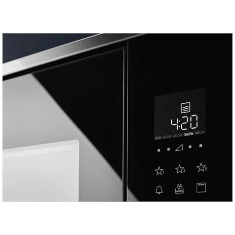 MQ818GXE Forno Microonde da Incasso Capacità 17 Litri Potenza 800 Watt Colore Nero / Acciaio Inox - Foto 2