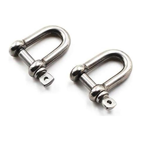 12 M12 304 D In Acciaio Inox Anello Lucchetto Per Heavy Duty Construction Vehicle Recovery Alaggio (2pcs)  - Foto 1