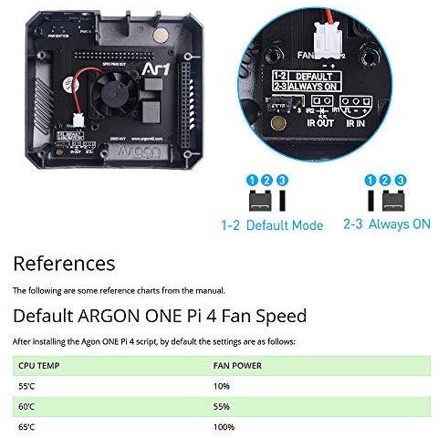 Custodia In Alluminio Argon One Raspberry Pi 4 Con Ventilatore Alluminio Dissipatore Di Calore Pulsante Di Accensione Supporta Retro Gaming Film E Musica - Foto 4