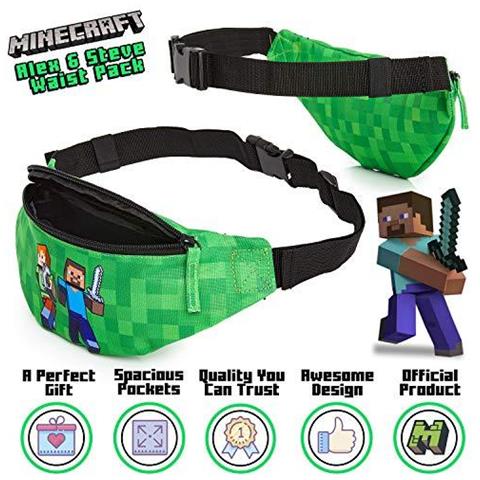 Marsupio Per I Ragazzi Borsa Bambini Vita Verde Pacchetto Di Fanny Con La Cinghia Regolabile Leggero Marsupio Per La Corsa Sport Scuola Gadget Regalo Ufficiali Per I Ragazzi Adolescenti - Foto 2