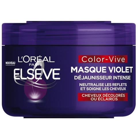 L'oréal Paris Elseve Color-vive Intense Violet De-yellowing Mask Per Capelli Decolorati O Schiariti - 250 Ml - Foto 1