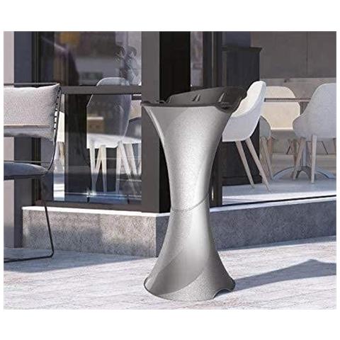Smoking Posacenere 71cm Argento - Foto 1