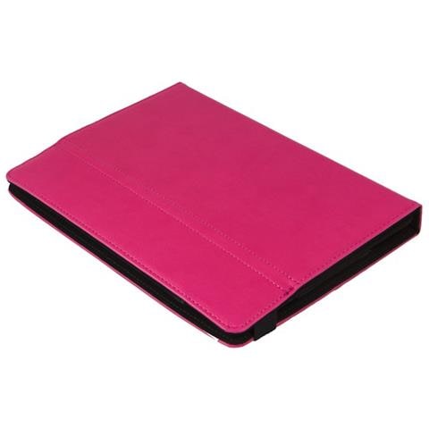 SilverHT 111930840199 10.1" Custodia a libro Nero, Rosa custodia per tablet - Foto 1