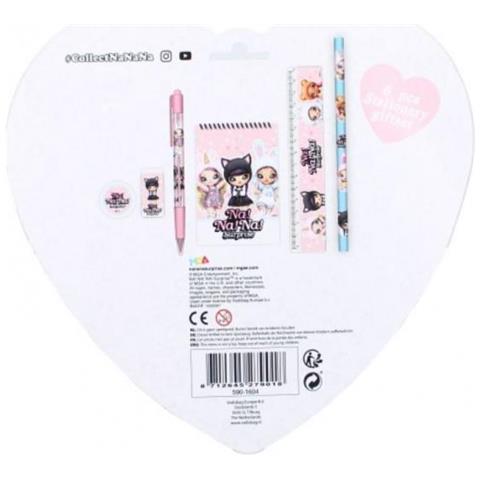 Set Scrittura Chic Girls Rosa 6 Pz - Foto 3