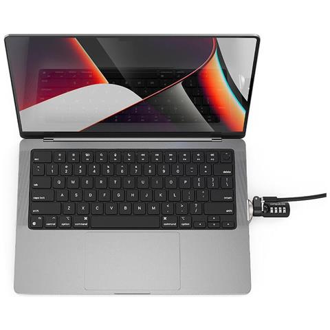 MACBOOK PRO 14-INCH LEDGE LOCK ADAPTER +COMBINATION LOCK SILVER - Foto 2