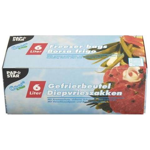 14159 Sacchetto Per Conservare Gli Alimenti 6 L 45 Pz Trasparente - Foto 1