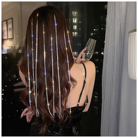 Fermaglio Per Capelli Con Catene Silver - Foto 6