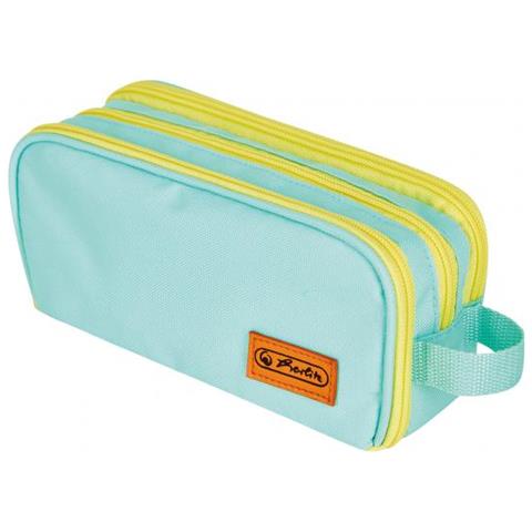 Neon Astuccio Portamatite Poliestere Colore Menta, Giallo - Foto 1