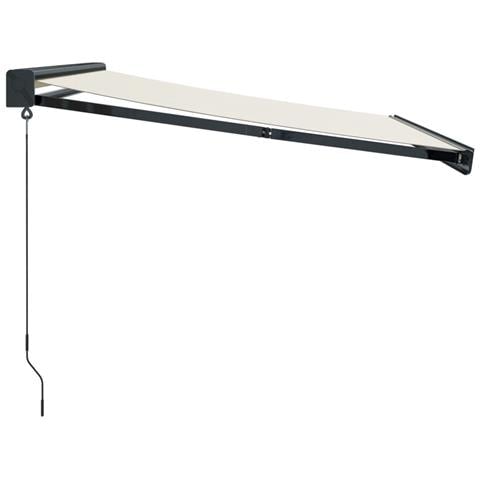 Tenda Da Sole Retrattile Crema 3,5x2,5 M In Tessuto E Alluminio - Foto 2