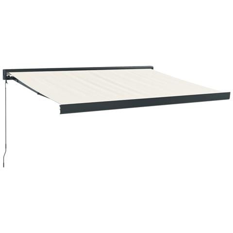 Tenda Da Sole Retrattile Crema 3,5x2,5 M In Tessuto E Alluminio - Foto 1