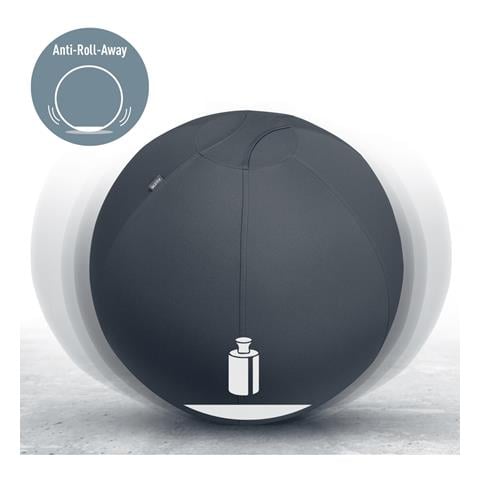 Active Sitzball 55cm Grigio Interno Sfera - Foto 2