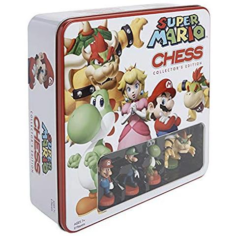 Set Di Scacchi Di Super Mario 32 Pezzi Di Scacchi Scultura Personalizzati Inclusi Personaggi Iconici Di Nintendo Come Mario, Luigi, Peach, Toad, Bowser Gioco Di Scacchi A Tema Da Nintendo Mario Videogiochi - Foto 1