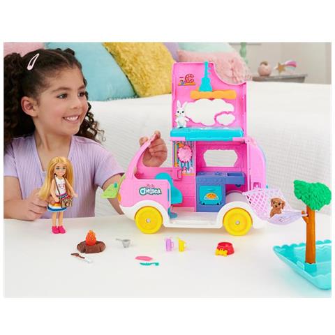 Barbie - Chelsea Motorhome Box Carge Carba - Modello Bambola - 3 Anni E + - Foto 3