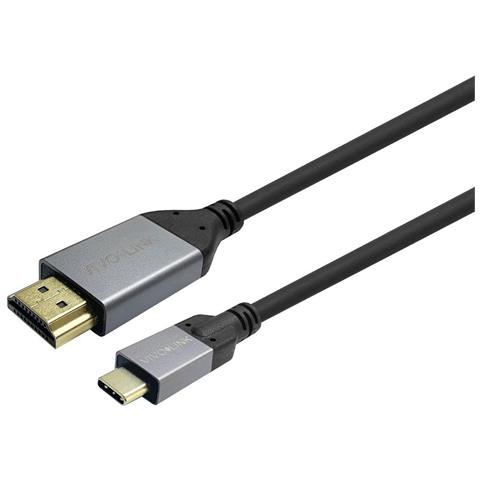 Prousbchdmimm1 Adattatore Per Inversione Del Genere Dei Cavi Usb C Hdmi Nero (usb-c To Hdmi Cable 1m Black - Wa - Foto 3