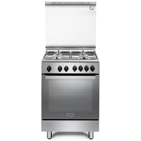 Cucina Elettrica DMX64L 4 Zone Cottura Forno Elettrico Multifunzione Ventilato Classe A Dimensioni 60 x 60 cm Colore Inox - Foto 1