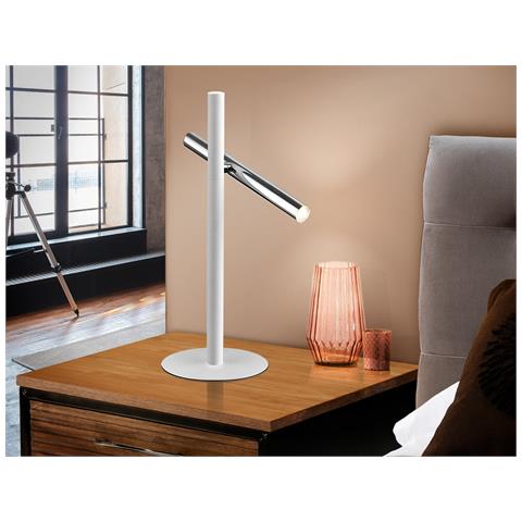 Lampada Da Tavolo Varas, Chrome, 2l - Foto 2