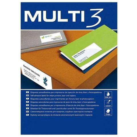 Adesivi /etichette 70 X 37 Mm A4 100 Fogli - Foto 1