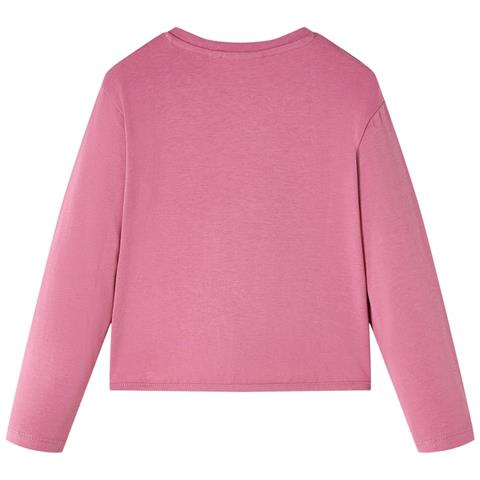 Maglietta Da Bambina A Maniche Lunghe Lampone 140 - Foto 2