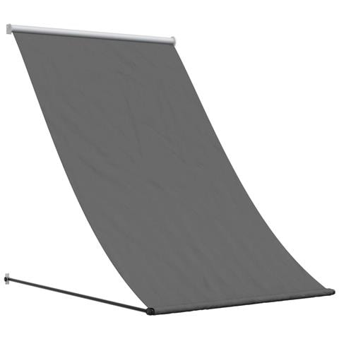Tenda Da Sole Retrattile Antracite 150x150 Cm Tessuto E Acciaio - Foto 1