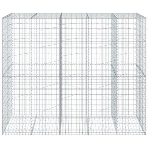Cesto Gabbione Con Copertura 250x100x200 Cm In Ferro Zincato - Foto 3