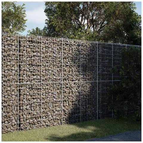 Cesto Gabbione Con Copertura 250x100x200 Cm In Ferro Zincato - Foto 1