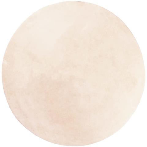 Tappeto A Pelo Corto Huarte Morbido E Lavabile Beige 120 Cm - Foto 2