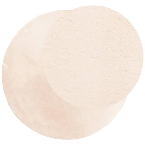 Tappeto A Pelo Corto Huarte Morbido E Lavabile Beige 120 Cm - Foto 3