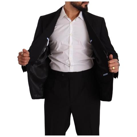 Abito Formale Monopetto In Poliestere Nero - It51 - L - Foto 5