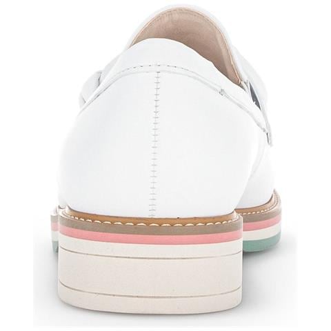 Weiss Casual Closed Loafers Mocassino Pelle Scarpe Donna Bianco Eu 40, 22462-50 - Foto 3
