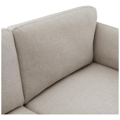 Divano Scandinavo A 2 Posti Maja In Tessuto Beige - Foto 2