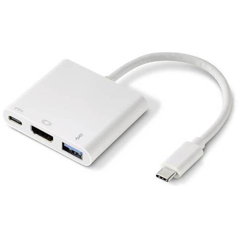 RF-4366444 replicatore di porte e docking station per laptop USB 3.2 Gen 1 (3.1 Gen 1) Type-C Bianco - Foto 1