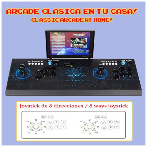 Pandora Box Forrest Con Schermo Da 10 Pollici. Emulatore Con Oltre 4000 Giochi Classici Installati, Console Arcade Classica, Macchina Da Gioco. 2 Joystick Analogici. - Foto 2