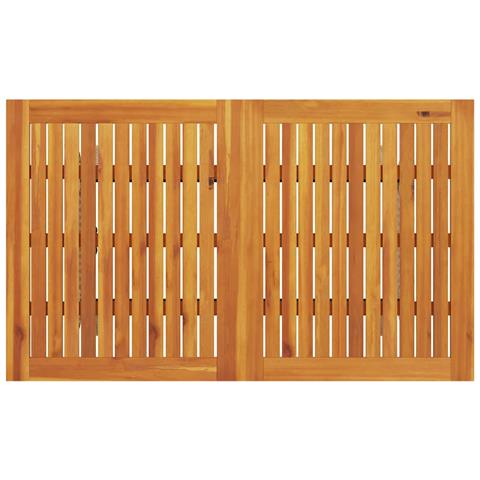 Divano 3 Posti con Cuscini e Tavolo Grigio Chiaro Polyrattan - Foto 9