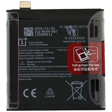Batteria Li-polymer Modello Blp699 3.85v 3980mah Per Oneplus 7 Pro - Foto 1