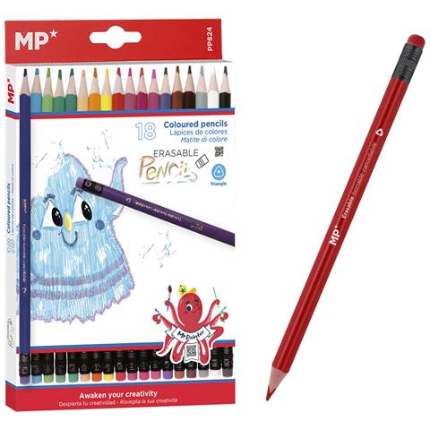 Penne Colorate Cancelliabili 18 Pz. - Foto 1