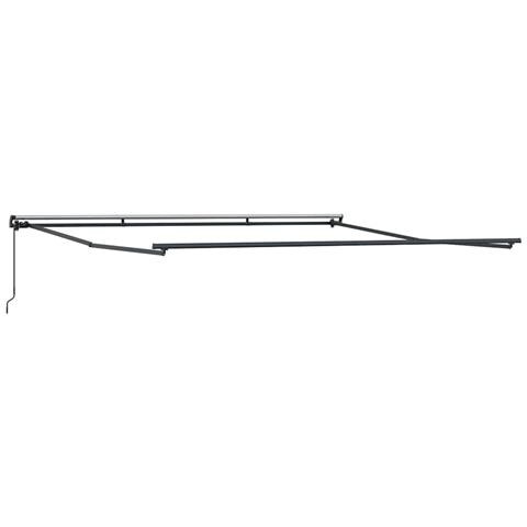 Tenda da Sole Antracite 4 × 3,5 m Metallo - Foto 1