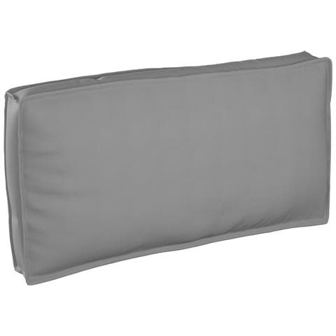 Cuscino per Pallet da Sedere/Schienale Grigio 120x60x12 cm Tessuto Oxford - Foto 1