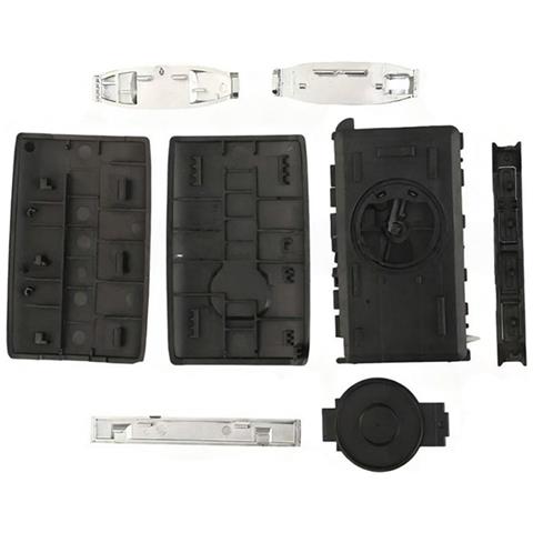 Guscio Di Ricambio Per Chiave Auto A 2 Pulsanti Con Lama Sinistra Compatibile Con Mazda - Custodia Nera In Abs - Foto 3