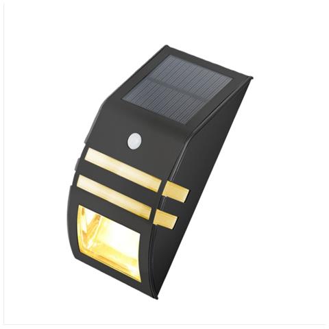 Lampada Solare Led Da Esterno Con Sensore Di Movimento Per Illuminazione Vialetti White - Foto 4