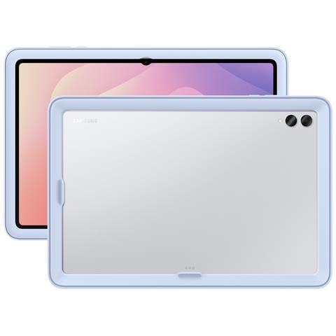 Custodia Per Galaxy Tab S11 Ultra Serie Frame Cover Ufficiale Con Funzione Supporto, Blu - Foto 1
